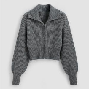 Zipper Cardigan